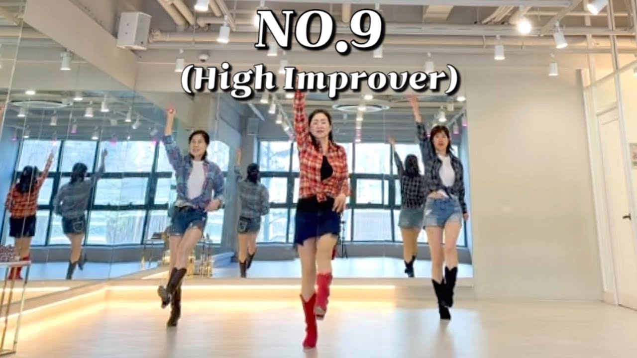 NO.9 (High Improver) Line Dance//T-ARA 넘버 나인 라인댄스// Y2K