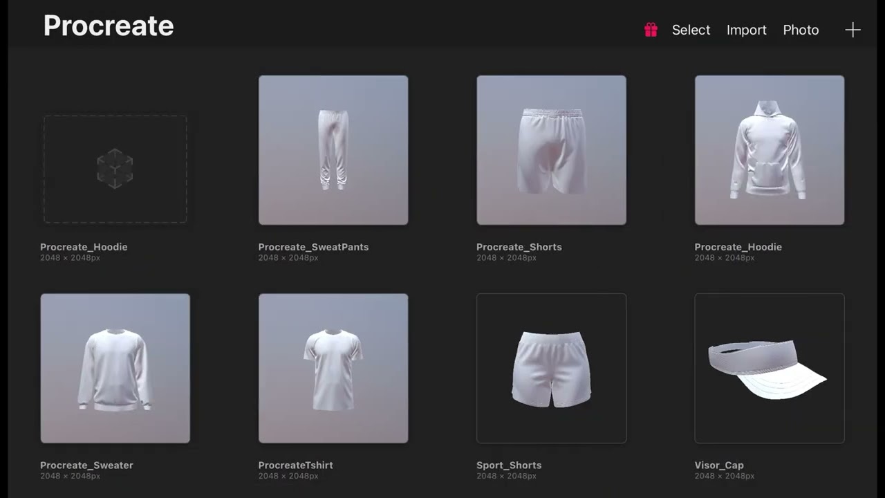 How to Open 3D Procreate files in Procreate&nbsp;(Under 1 minute) #Procreate3D&nbsp;#streetwear #3dmockup