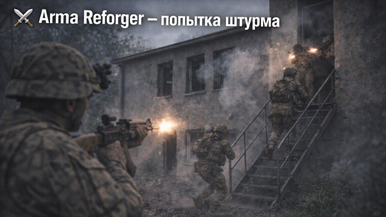 ⚔️ Arma Reforger — попытка штурма