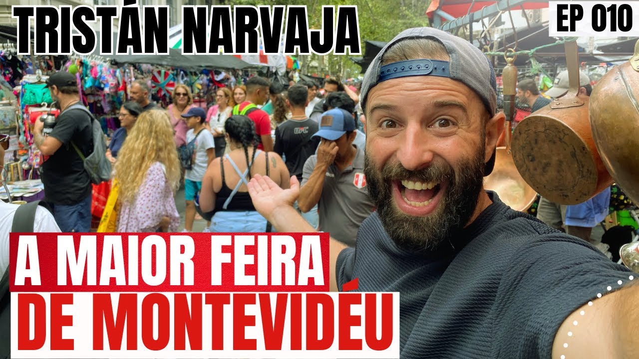 Conheci a SUPER FEIRA de TRISTÁN NARVAJA em MONTEVIDÉU durante a viagem pelo URUGUAI
