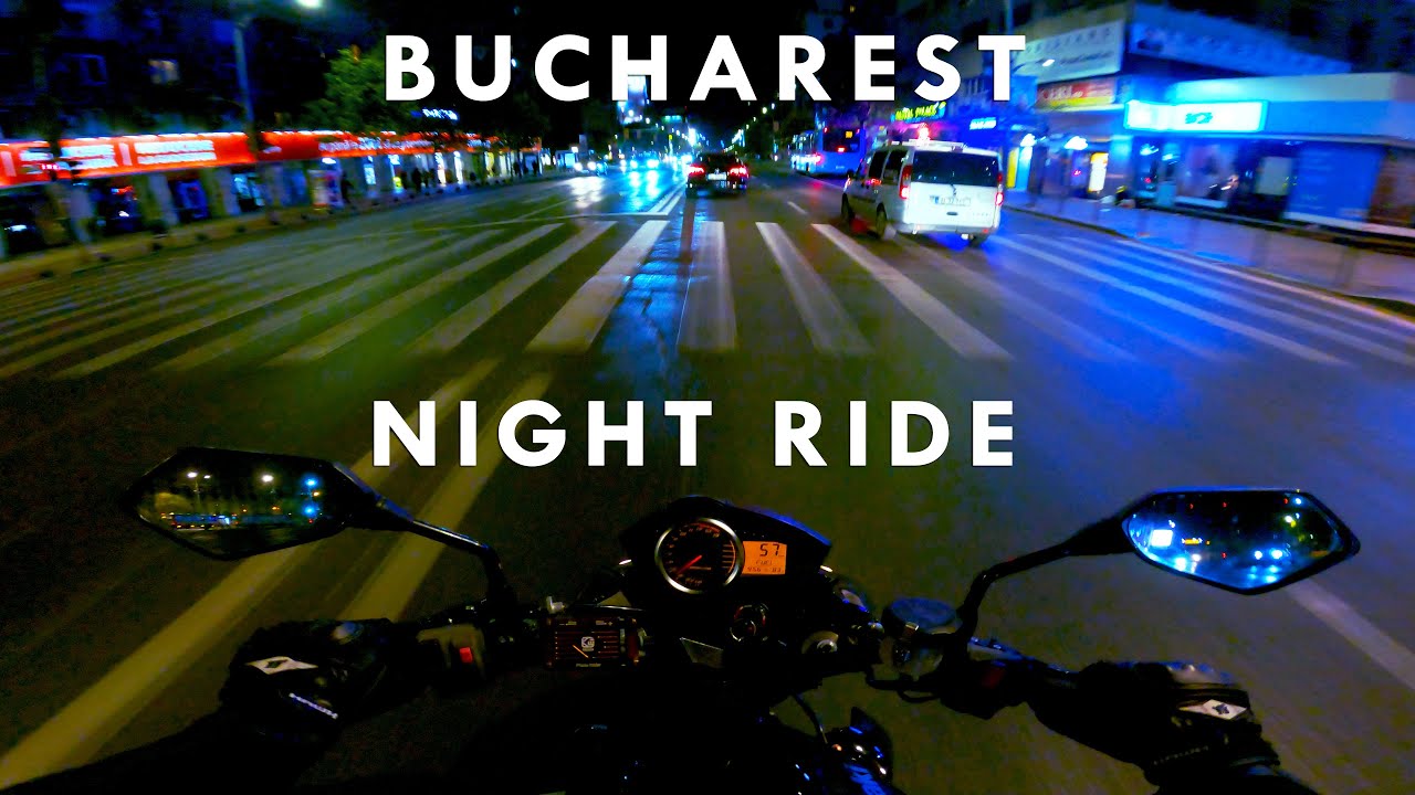 Bucharest night ride | Kawasaki Z750 [4K]