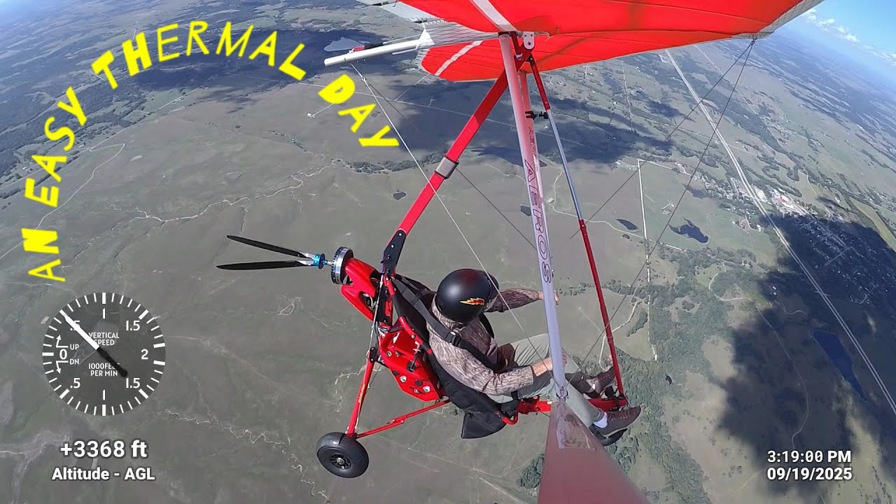 Easy Day for Thermaling in the Electric Trike