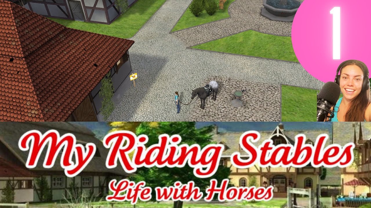 My Riding Stables Life with Horses! First look!  Ep 1
