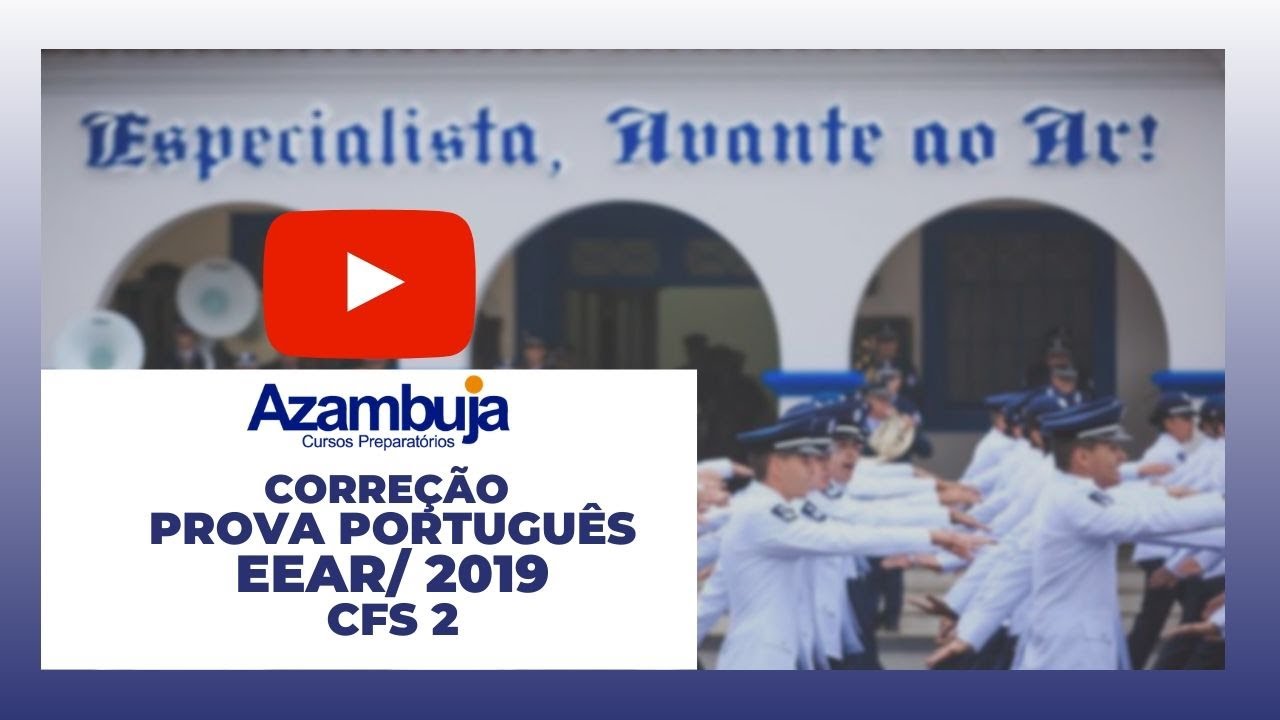 Prova EEAR/ CFS 2 Português 2019 | Correção