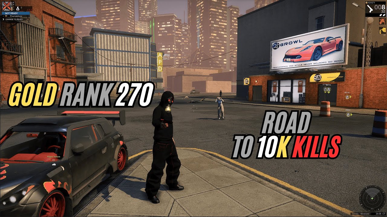 APB Reloaded LIVE 🔴 Gold Rank 270 | 9.2K → 10K Kills | N-TEC PvP