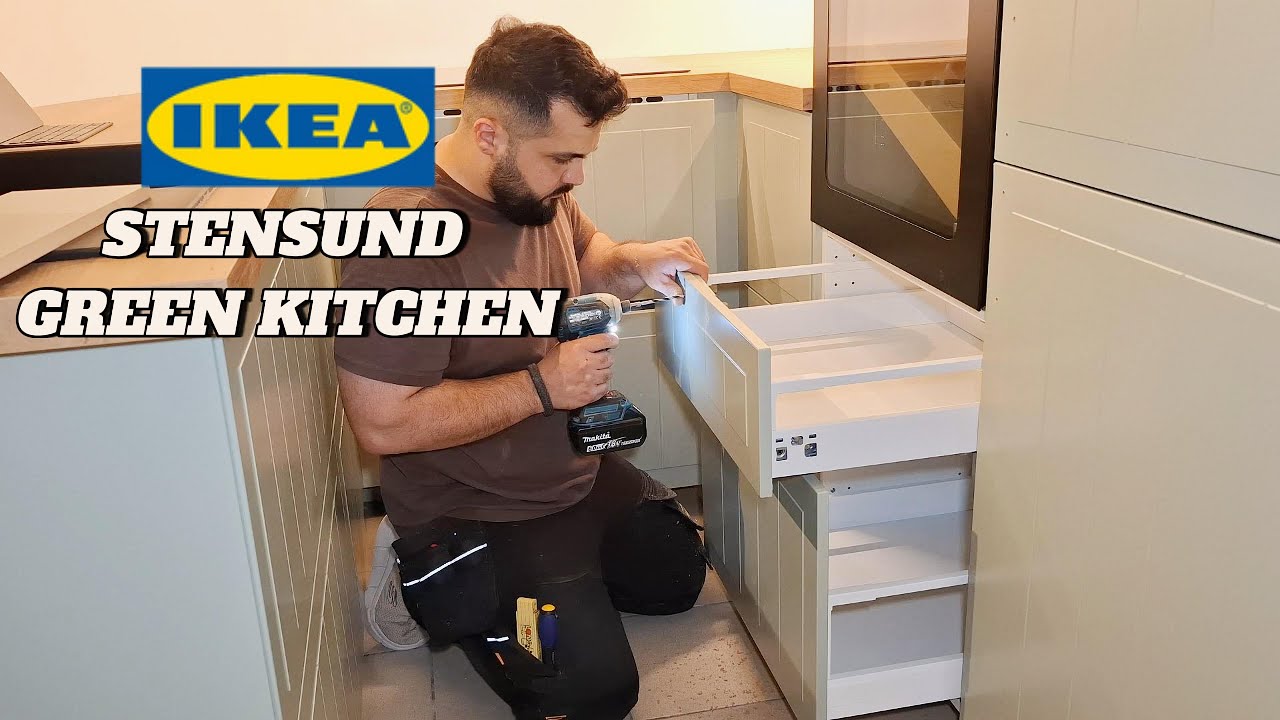 IKEA kitchen with curved worktop 50