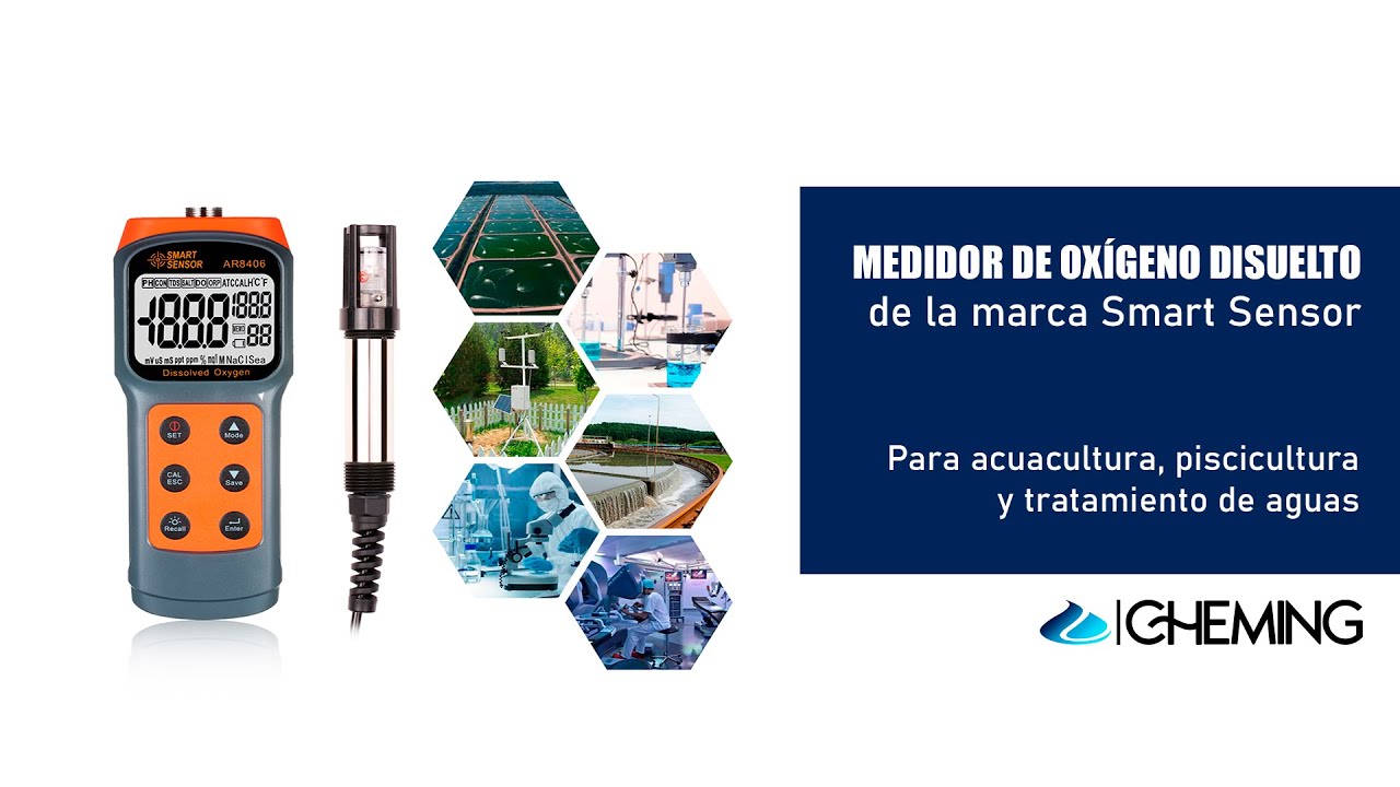 ¿Cómo medir el oxígeno disuelto en agua? | Medidor de OD de la marca Smart Sensor