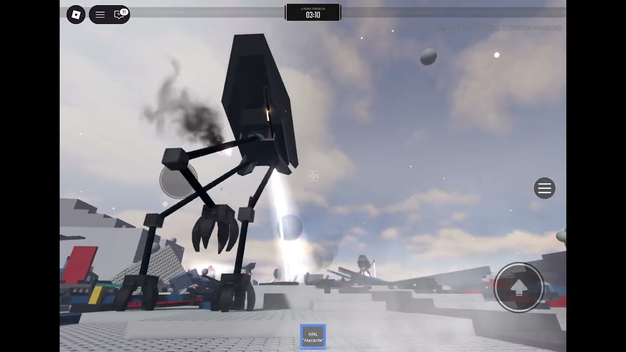 ROBLOX: Fight Tripod in the helicopter! (Tripod game)