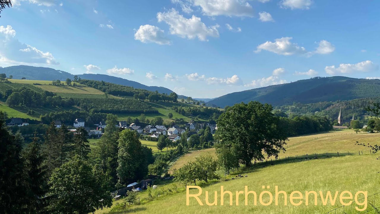 Ruhrhöhenweg - Von der Ruhrquelle im Sauerland bis zur Ruhrmündung in den Rhein (Teil 1)
