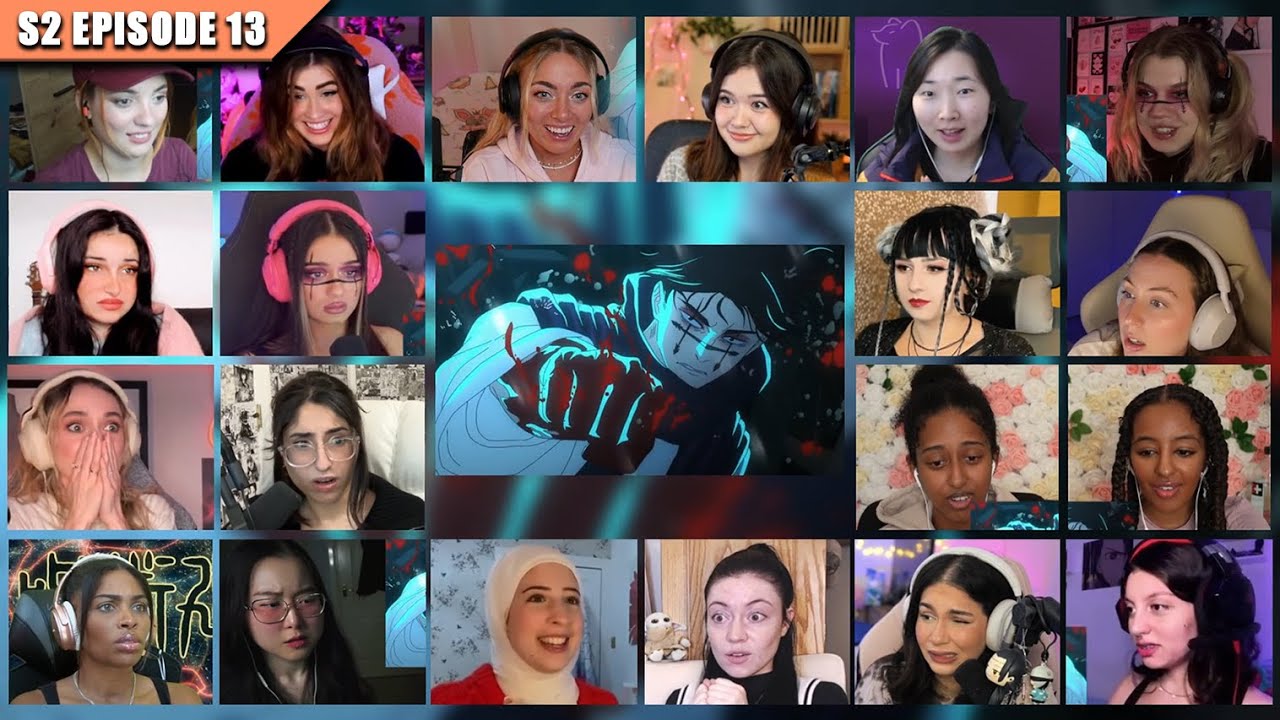 [Girls React] Jujutsu Kaisen Season 2 Episode 13 Reaction Mashup | 呪術廻戦