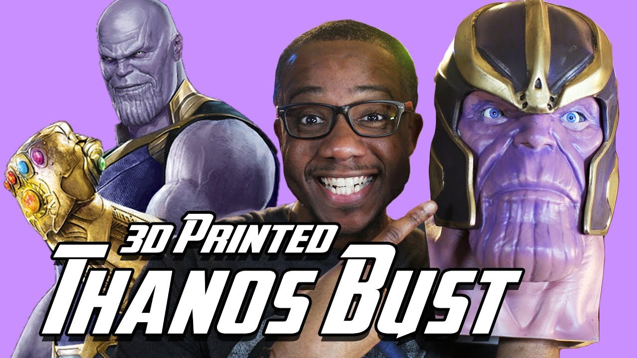 HUGE! 3D Printed Thanos Bust