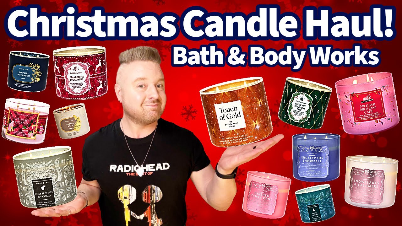 РОЖДЕСТВЕНСКАЯ доставка свечей - Bath & Body Works.