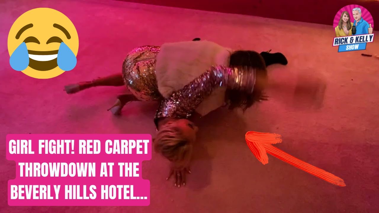 GIRL FIGHT! RED CARPET THROWDOWN AT THE BEVERLY HILLS HOTEL...