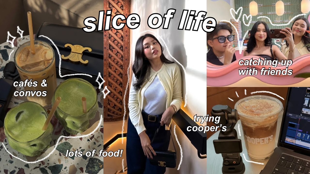 slice of life 🪷 walking around makati, lots of food, family & friends moments