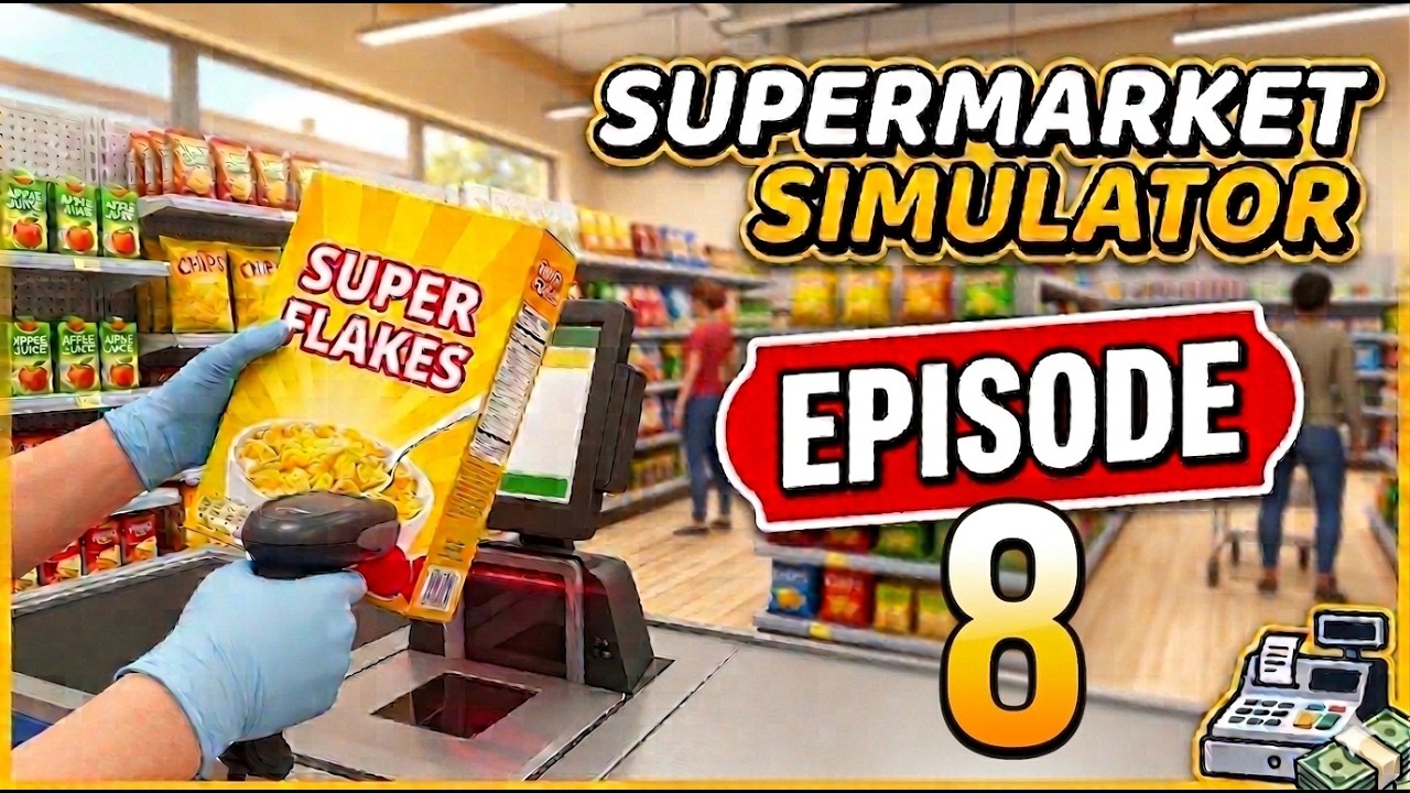 ANOTHER CASHIER!!!!!!!!!! SuperMarketSimulator Episode 8