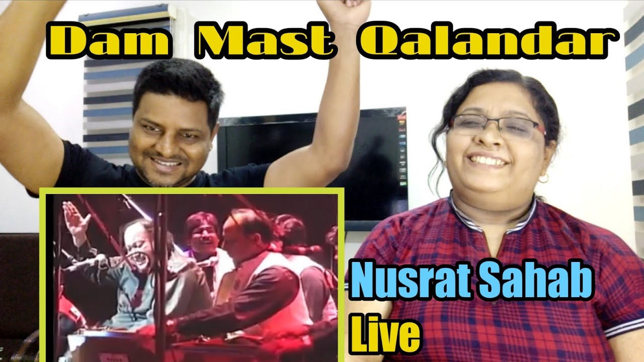 Dam Mast Qalandar - Ustad Nusrat Fateh Ali Khan | Shahbaz Qalandar (Lal Meri Pat Rakhio) | REACTION