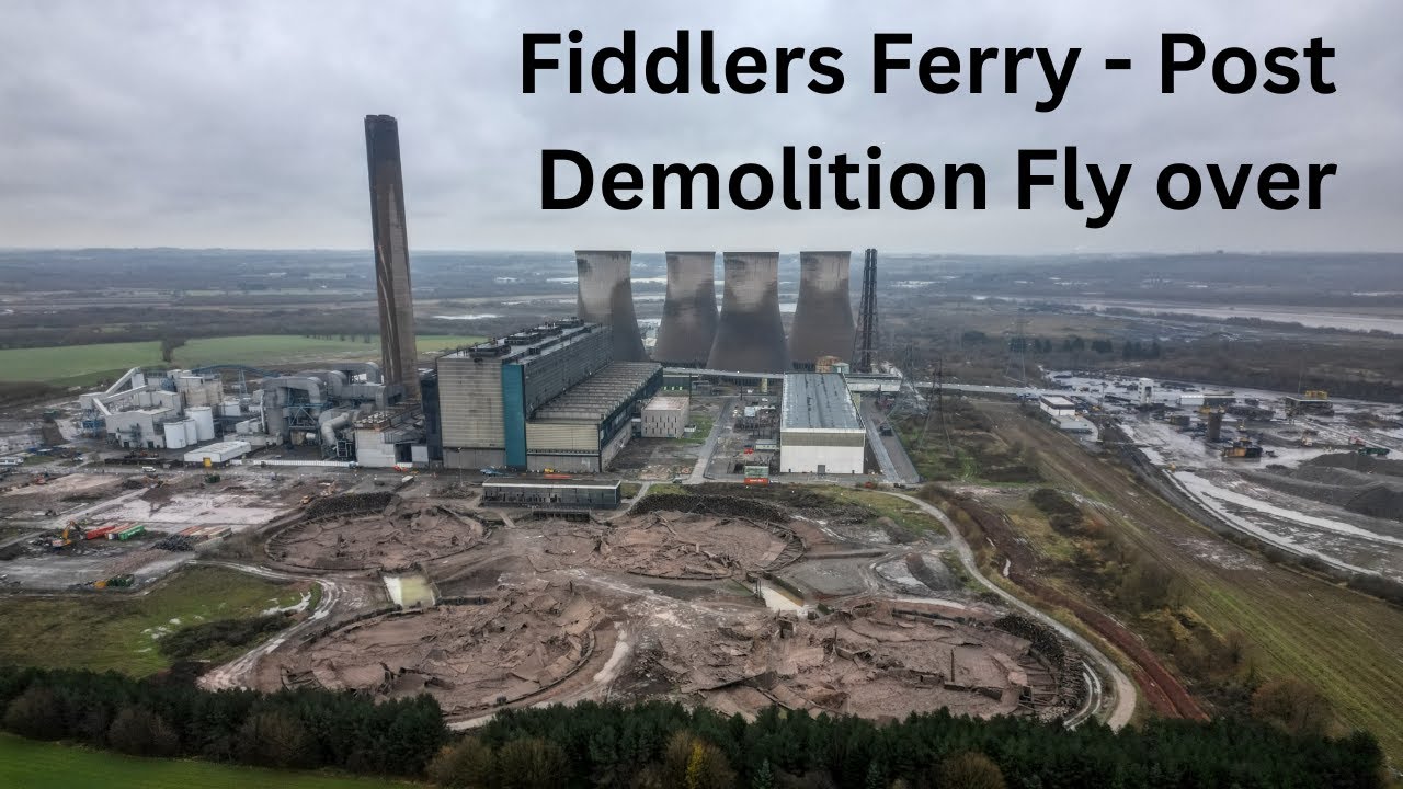 Fiddlers Ferry Power Station - Demolition near Warrington