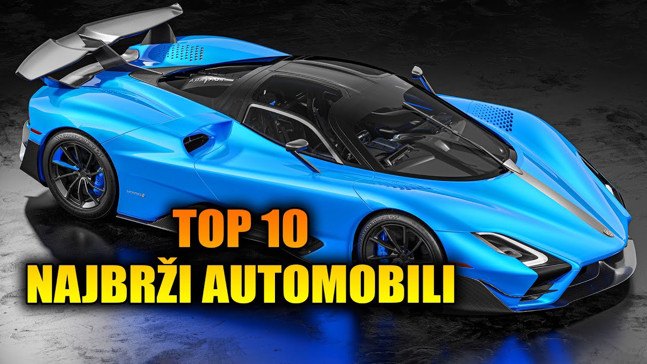 TOP 10 Najbrži automobili na svetu