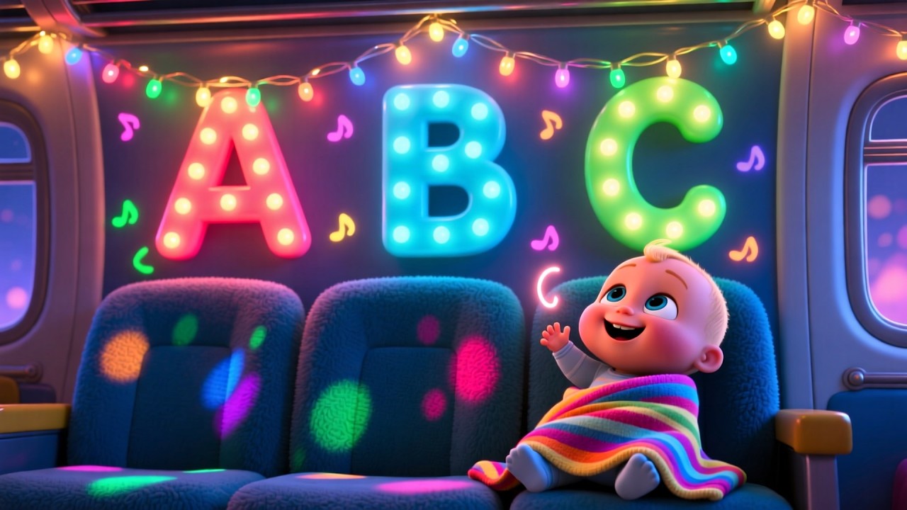 Cozy Train ABC Steps! | Fun Alphabet Learning Song for Kids | Preschool Nursery Rhyme