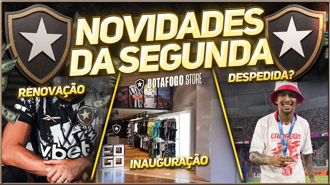 ⚠️NOVIDADES SOBRE O CASO MEDINA: OTIMISMO NO BOTAFOGO | REEBOK PODE RENOVAR | DUAS NOVAS LOJAS