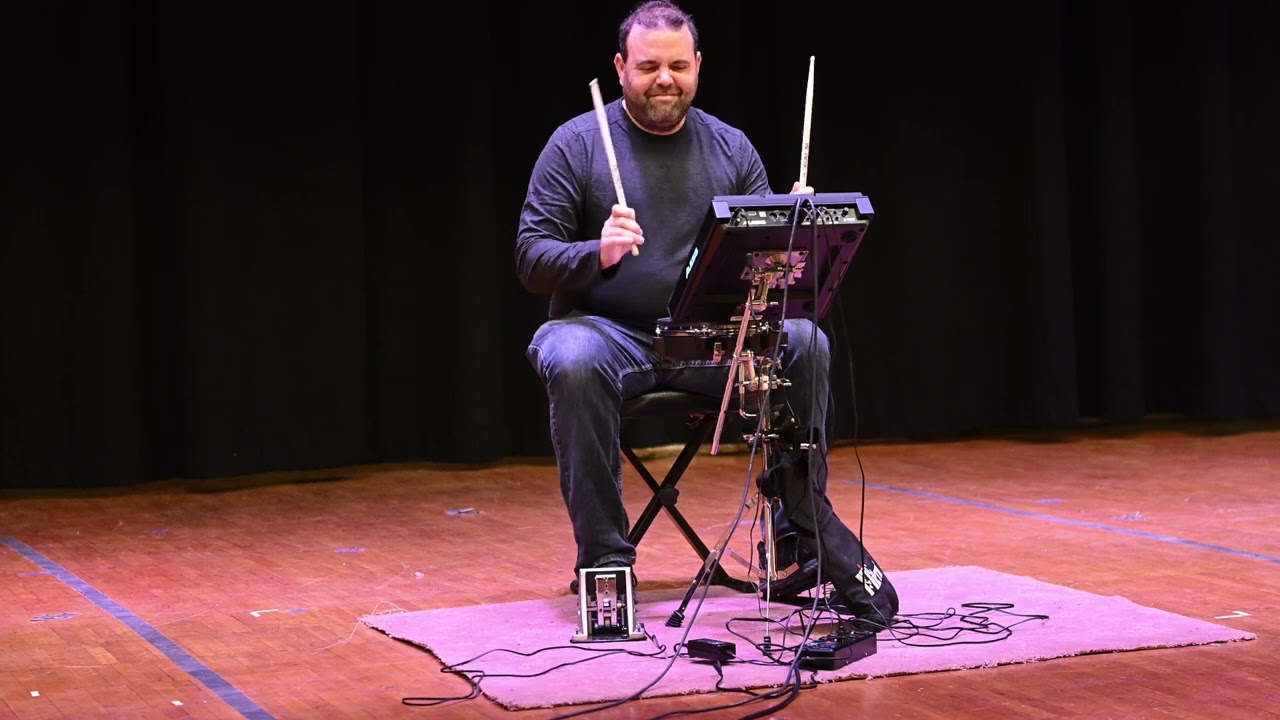 The Alesis Strike Multipad live in concert! #alesis #alesisstrike #childishgambino #postmalone