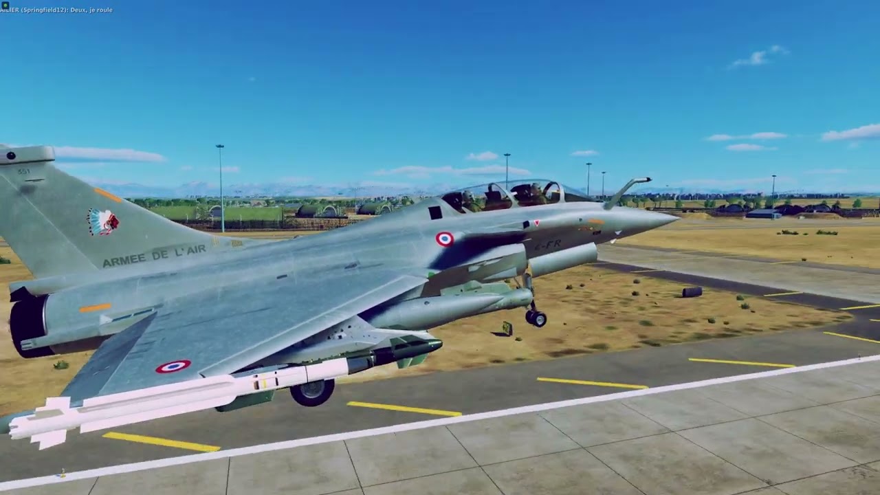 Rafale FR3D - démo en jeu avec textures