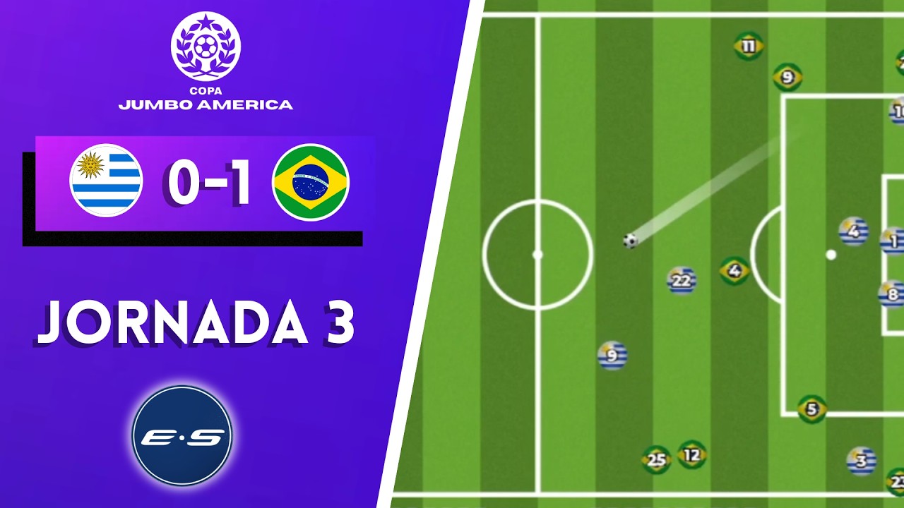 BRAZIL LOGRA SU PRIMERA VICTORIA FRENTE A URUGUAY | Uruguay 0-1 Brazil