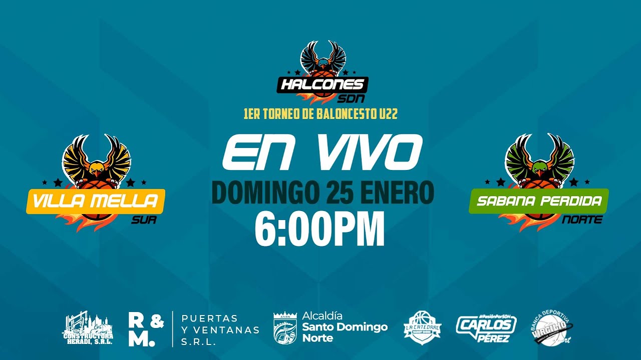 Villa Mella Sur v Sabana Perdida Norte | Serie Regular | Torneo Halcones U22 | 2026