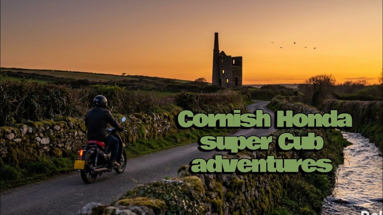 Cornish Honda super cub adventures