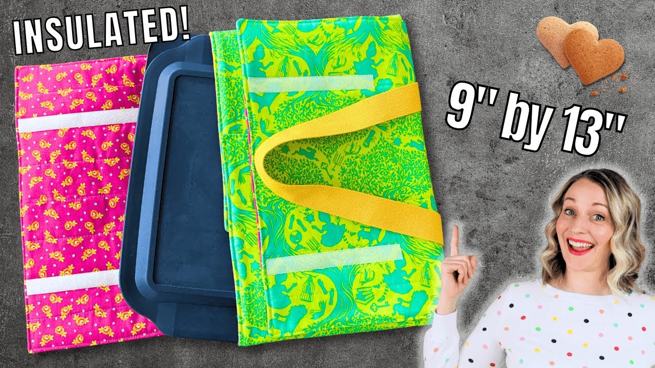Сшейте БОЛЬШУЮ термоконтейнер для запекания // Урок шитья для начинающих