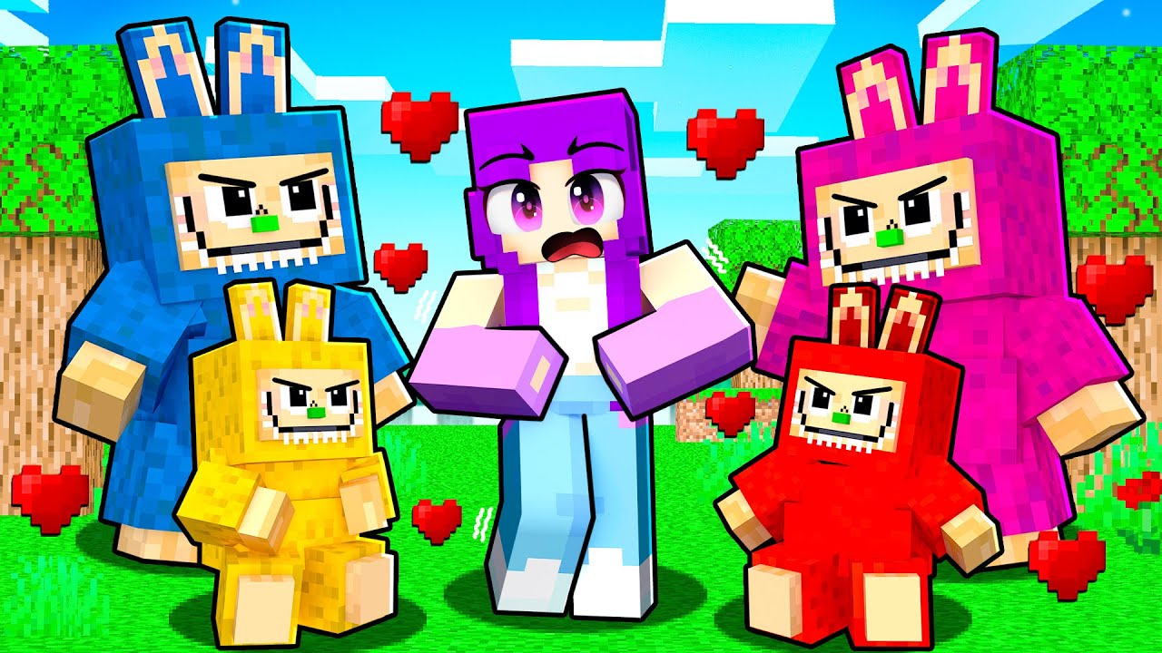 LABUBU AİLESİ Tarafından EVLAT EDİNİLDİM! - Minecraft