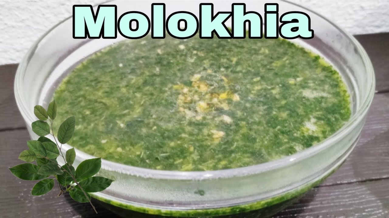 MOLOKHIA SOUP |JUTE LEAVES |ARABIC FOOD RECIPE