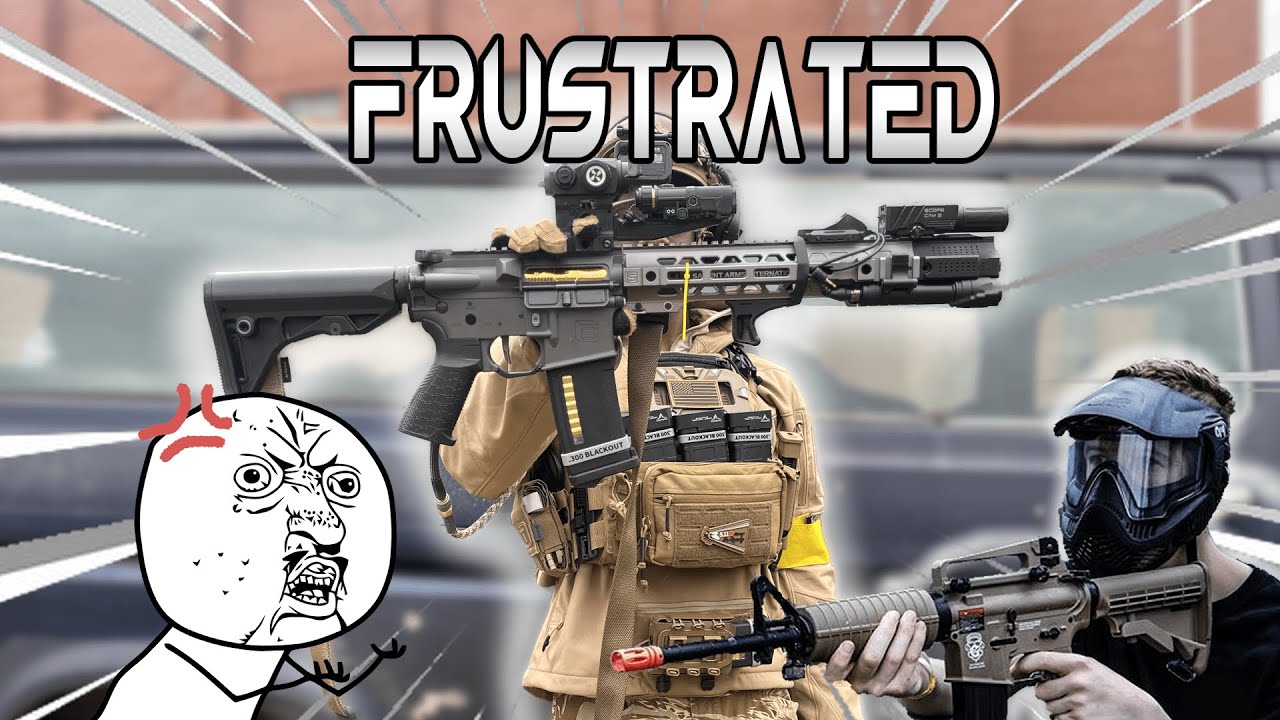 A weird day of airsoft: P* EMG SAI GRY Gameplay