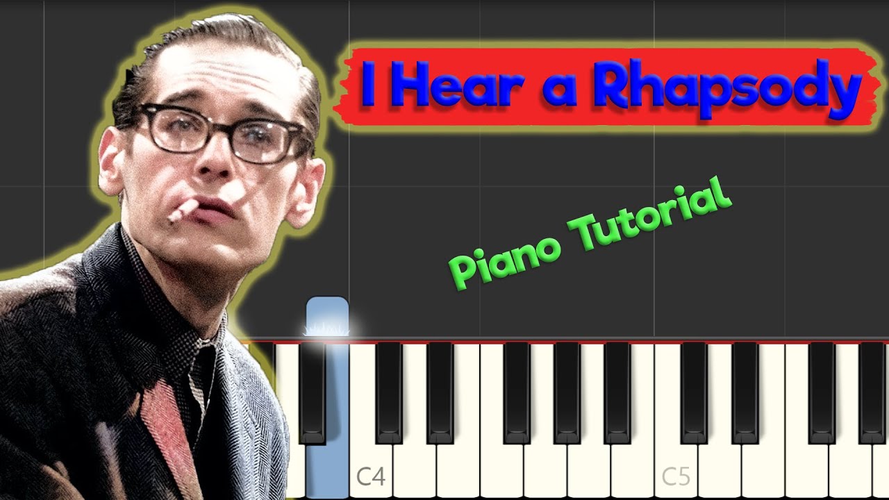 I Hear a Rhapsody - Jazz Piano Tutorial (inspired by Bill Evans)