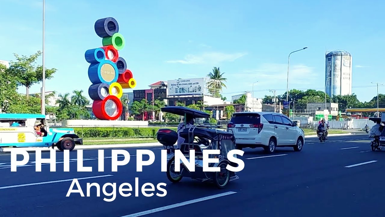 Morning Walk Around DOWNTOWN ANGELES CITY, Philippines [PH]