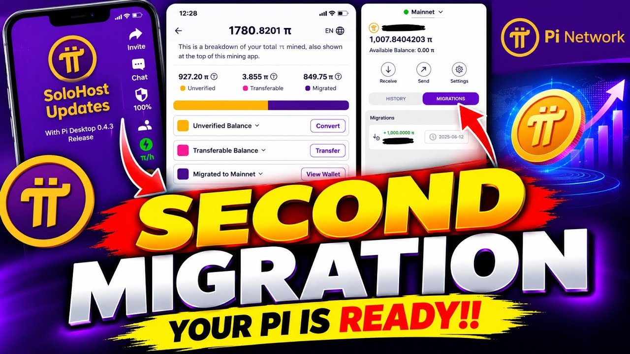 Обновление Pi Network сегодня: второе обновление миграции, обновление GCV