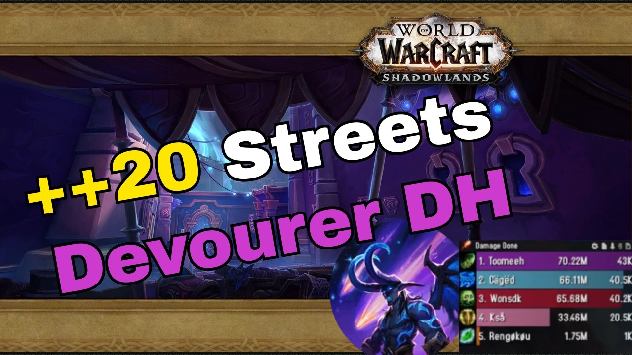 Two chesting a +20! | ++20 Streets of Wonder | Midnight Pre-Patch Devourer Demon Hunter pov
