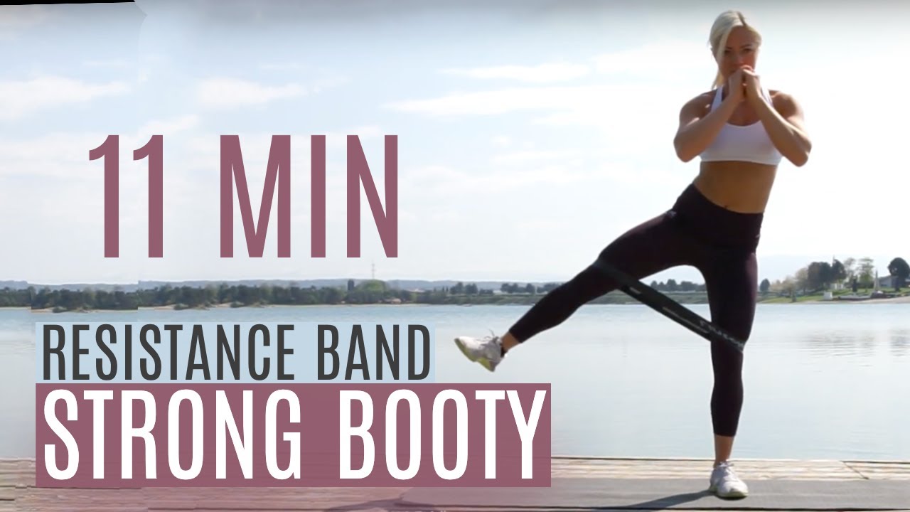 11 MIN Booty Workout with Resistance Band | Strong Glutes at Home