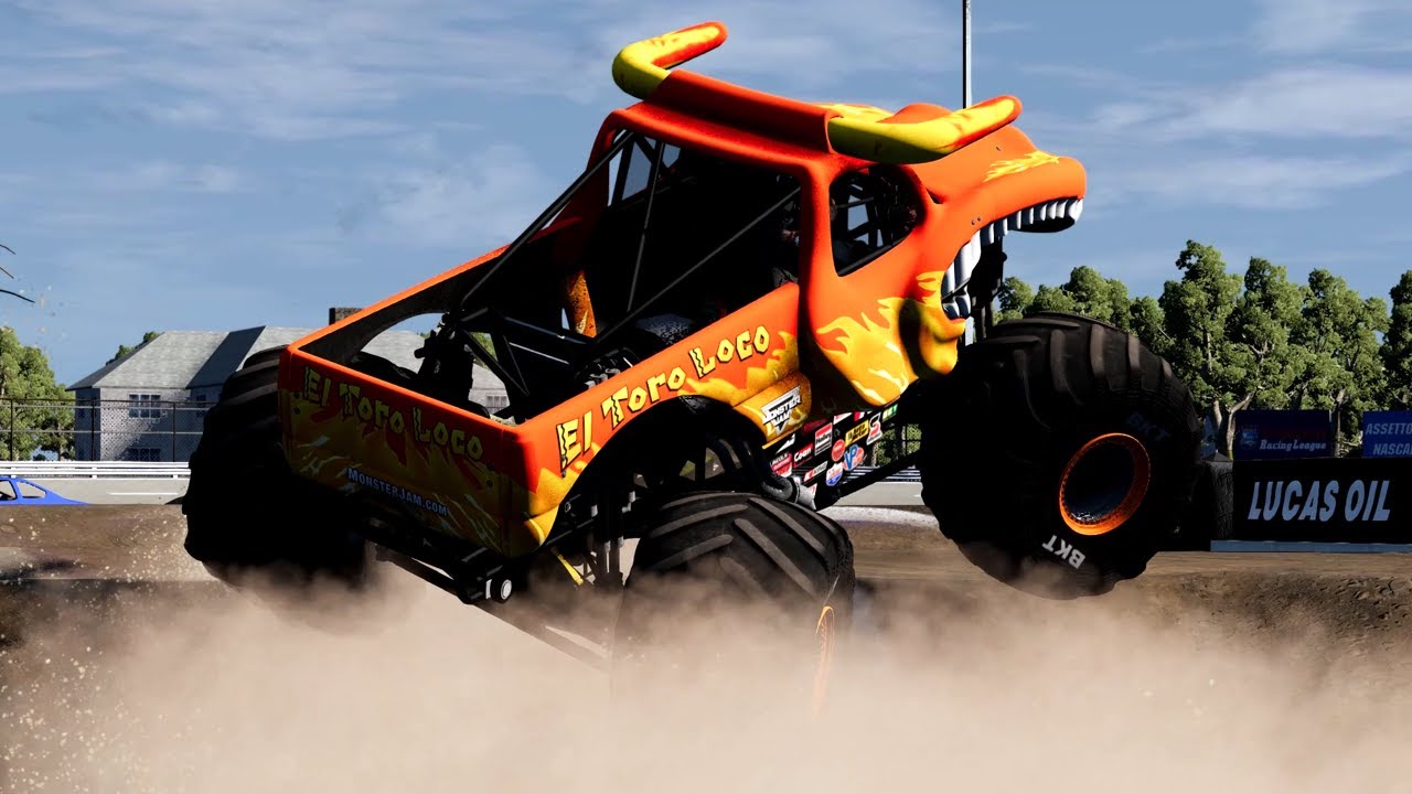 20 Truck Stafford Motor Speedway Freestyle - BeamNG.Drive Monster Jam