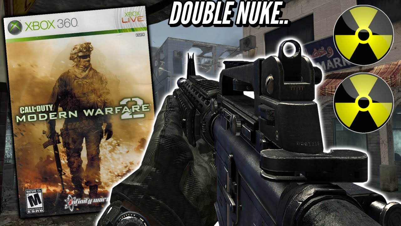 M16 — всегда отличное оружие для ядерного оружия.. (OG MW2 DOUBLE NUKE)