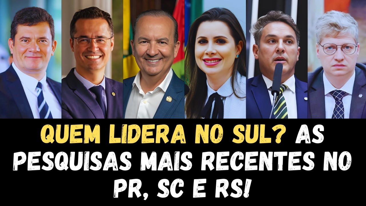 Pesquisas revelam o cenário eleitoral no Sul: Moro, Jorginho e Zucco lideram?