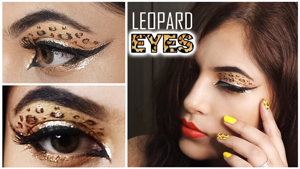 LEOPARD EYE Makeup | How To Do Leopard Print Eyeshadow Makeup | Riami