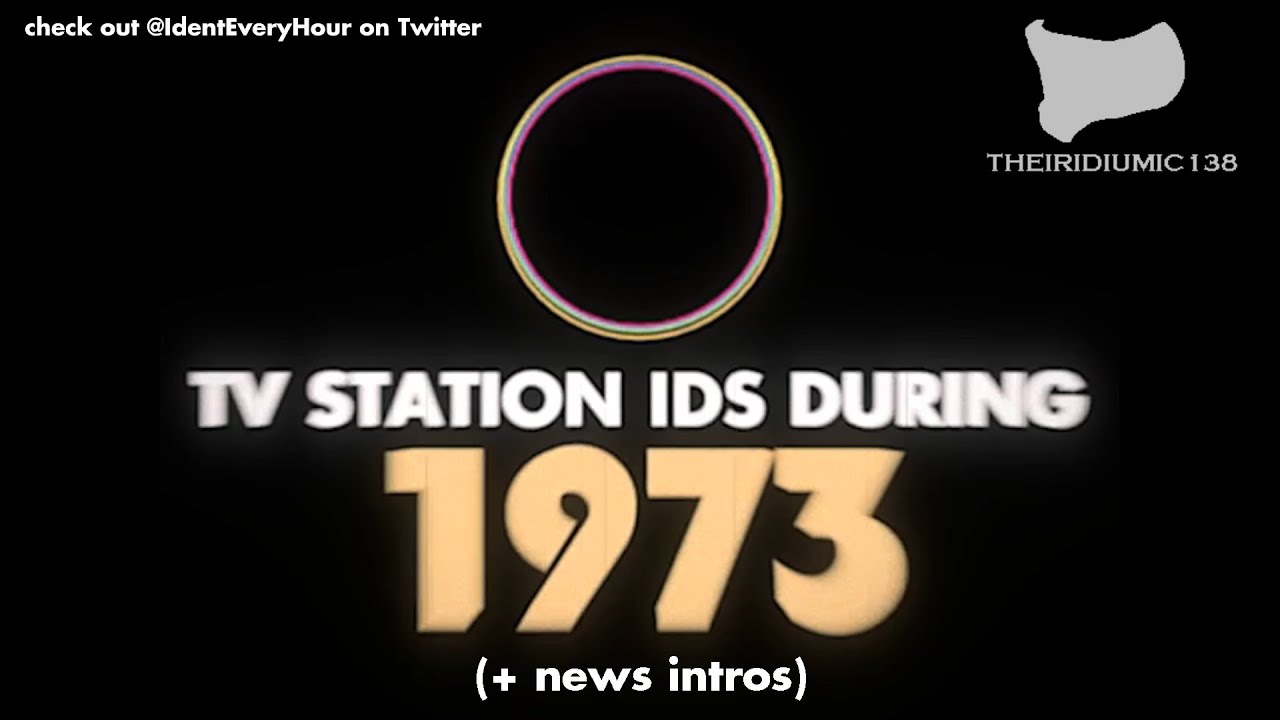 Идентификаторы телевизионных станций в 1973 году (+ новостные заставки)