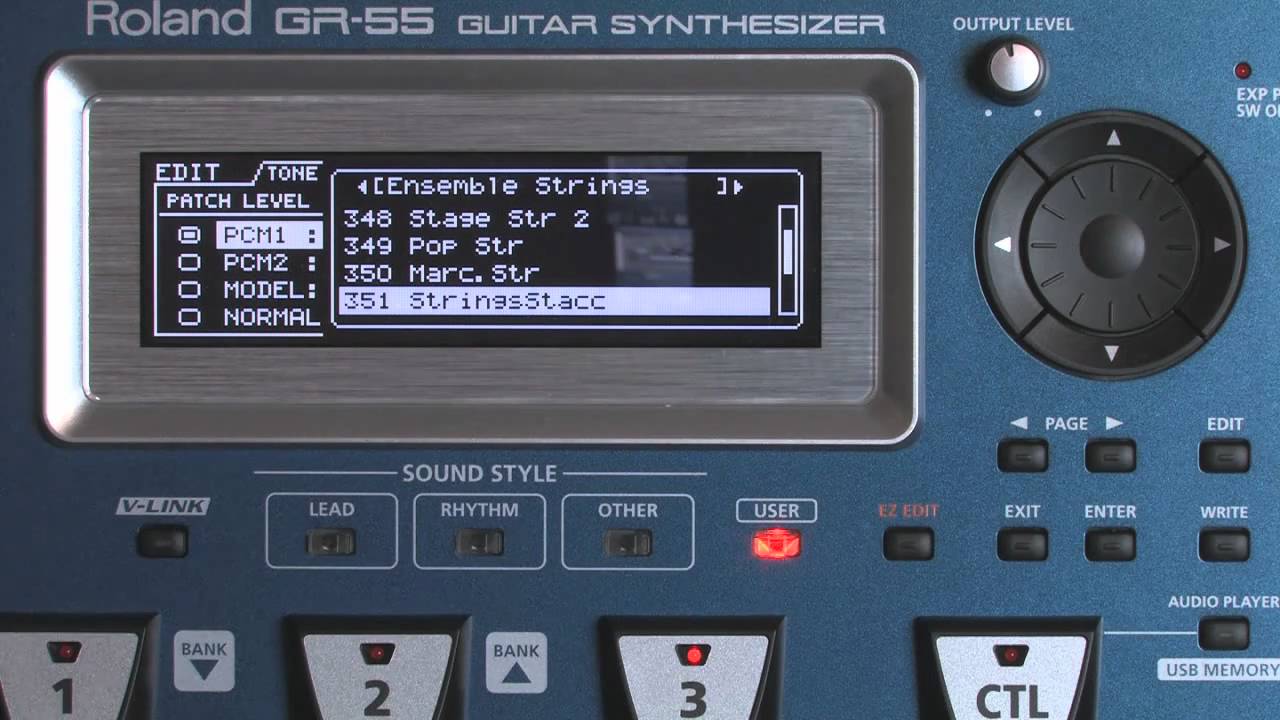 Roland GR-55 Guitar Synthesizer : Strings Sounds