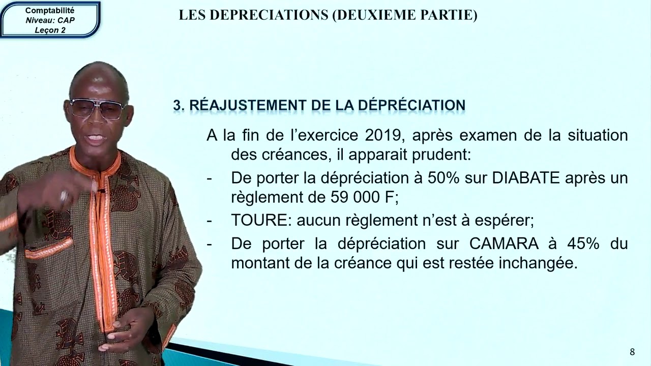 Comptabilité : Les Dépréciations (Deuxième partie)