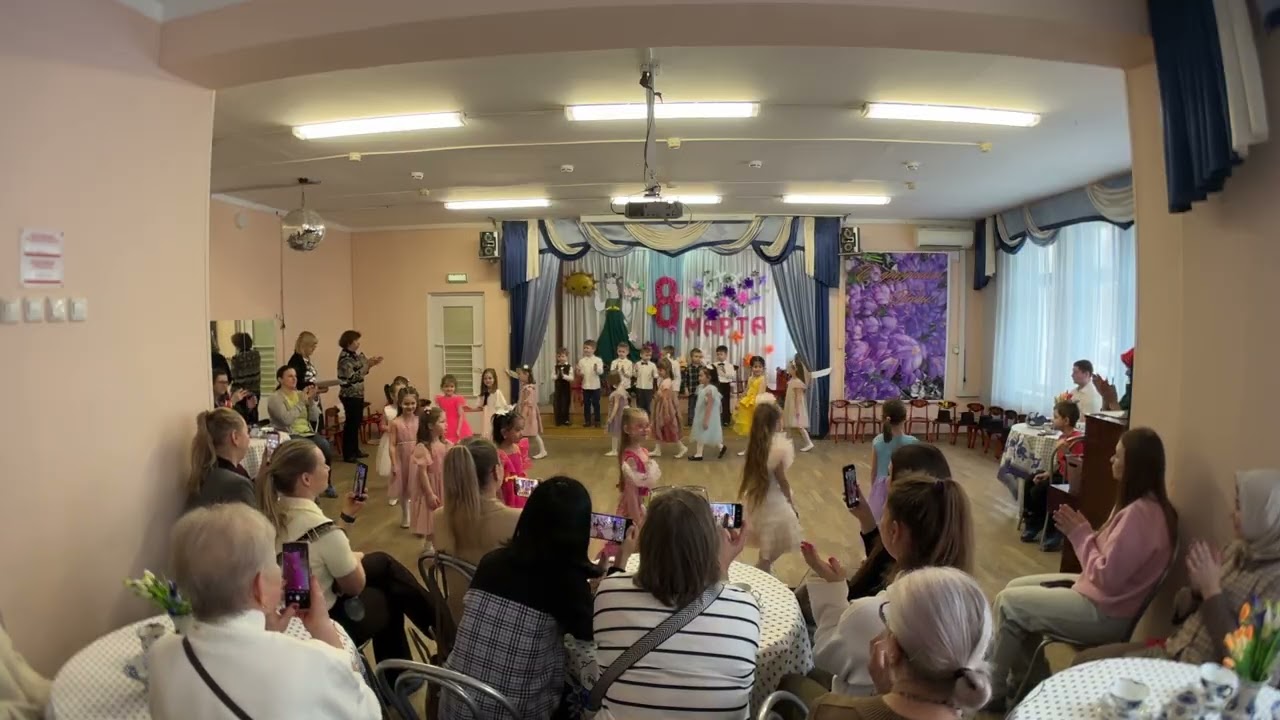 Весенний утренник в детском саду 