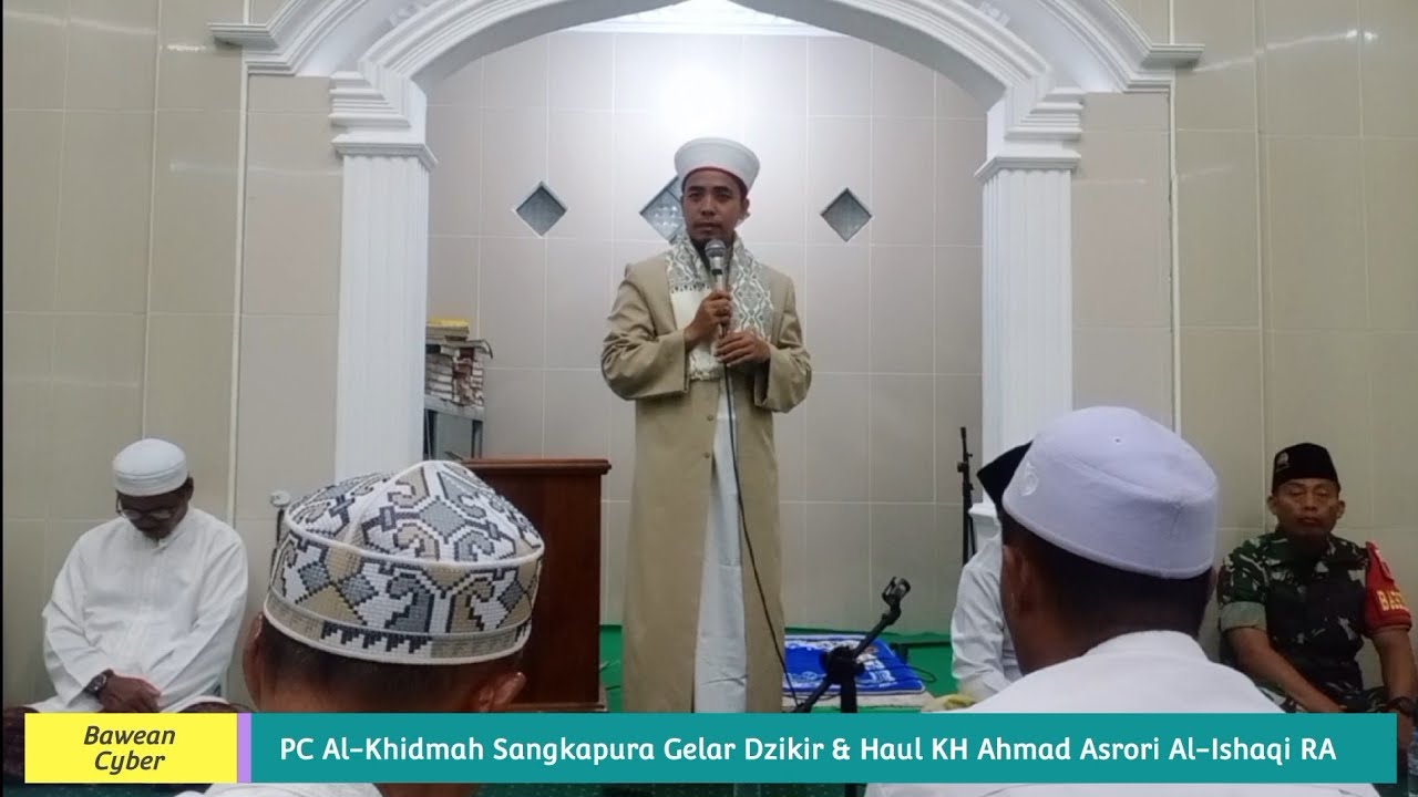 Haul KH Ahmad Asrori Al-Ishaqi, PC Al Khidmah Sangkapura Perkuat Tradisi Ruwah dan Ukhuwah Islamiyah