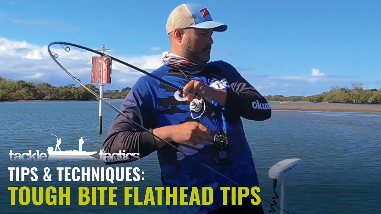 Tough Bite Flathead Fishing Tips - How to Catch Flathead on Soft Plastics with Bo Sawyer