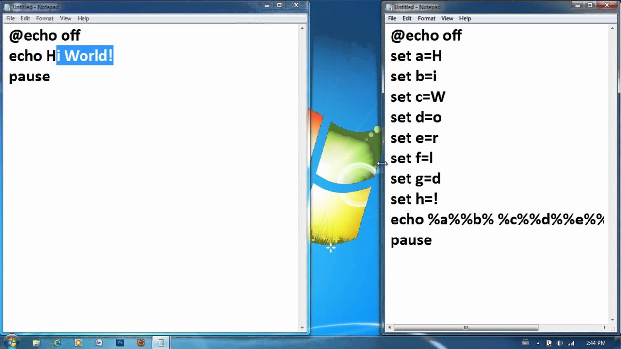 Batch Scripting - 11 - Basic Encryption