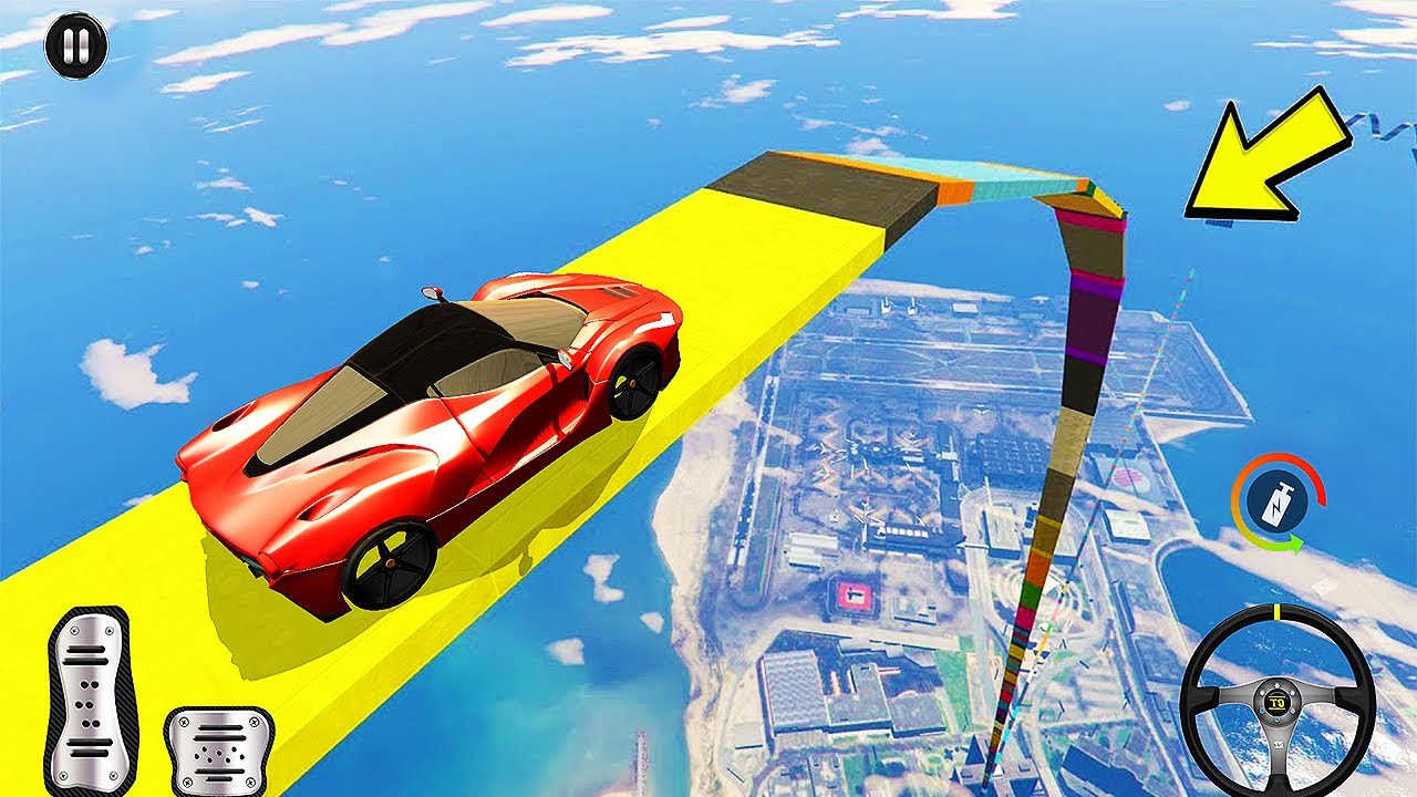 Car Stunts Mega Ramp New Car Racing Games 2021 - Impossible Car Driver - Android GamePlay